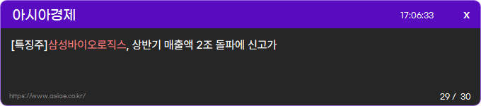 더 빠른 뉴스 알림창